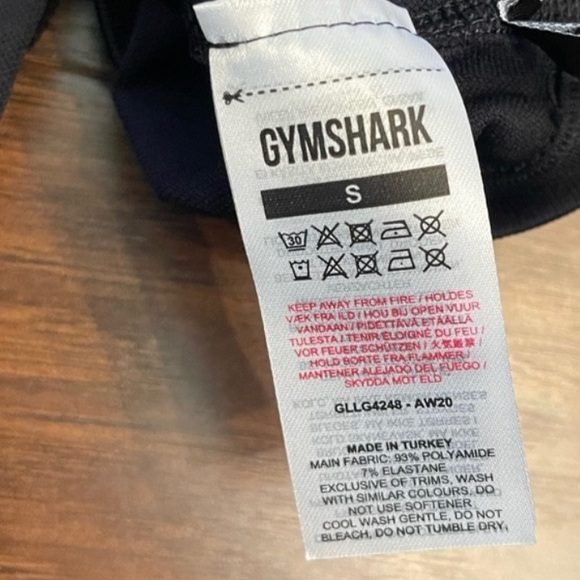 Womens small gymshark flex cycling shorts black/charcoal new with tags - Picture 8 of 9